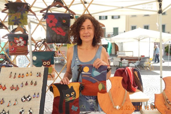 Market on Saturdays in Greve in Chianti